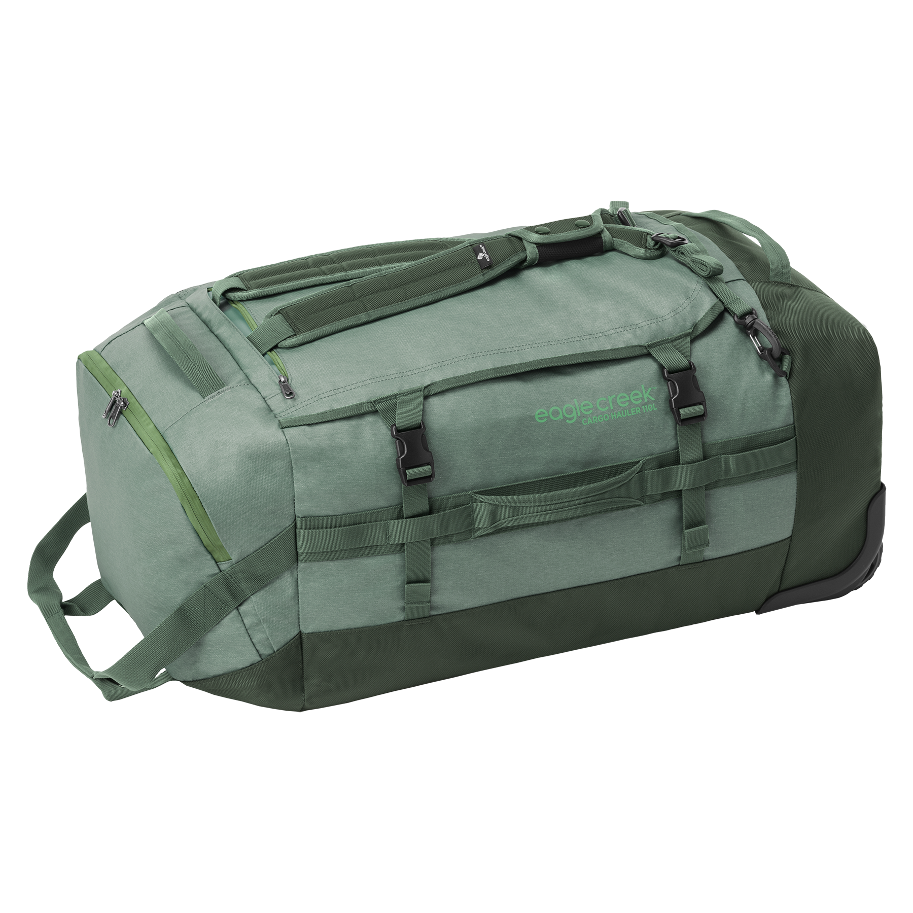 CARGO HAULER WHEELED DUFFEL 110L - DUCK GREEN