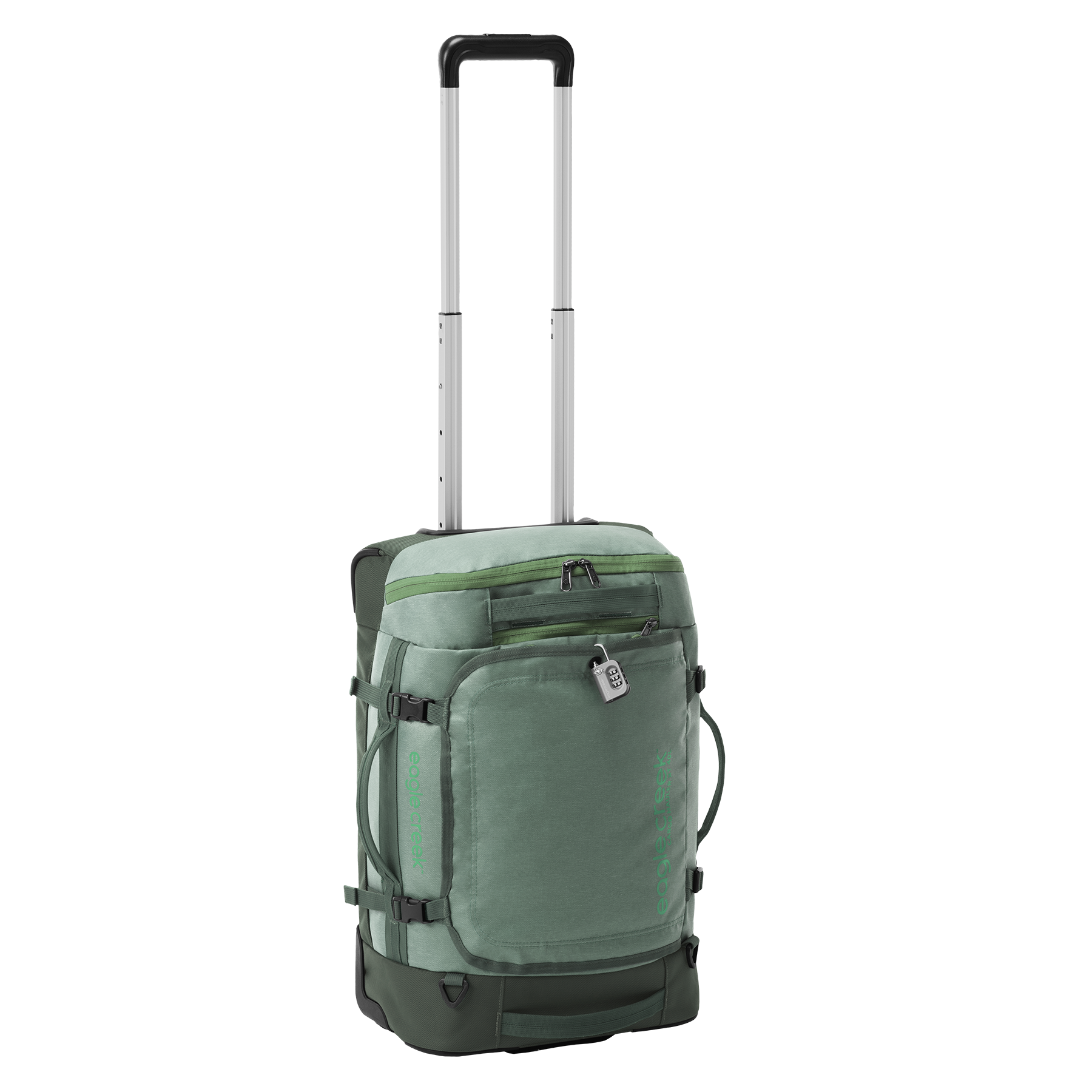 CARGO HAULER XT WHEELED DUFFEL INTERNATIONAL CARRY ON - DUCK GREEN