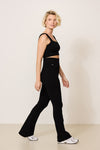 OLLY FLARE PANTS - BLACK