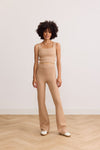 OLLY FLARE PANTS - CAMEL