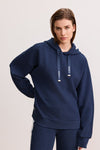 MOON CLASSIC CORDED HOODIE - NIGHT BLUE