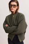 MOON CLASSIC OVERSIZED PADDED BOMBER - DEEP MOSS