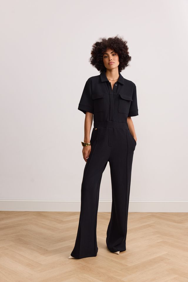 MOON CLASSIC CARGO OVERALL - BLACK