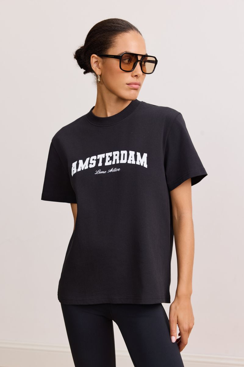 DEMI AMSTERDAM TEE - BLACK