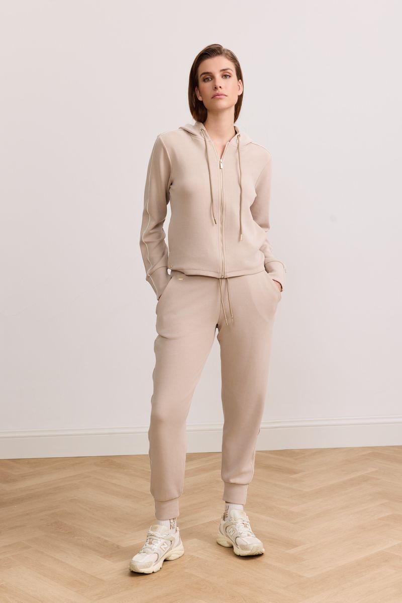 LARA ZIP UP - BEIGE