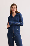 LARA ZIP UP - NIGHT BLUE