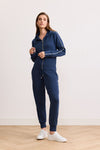 LARA ZIP UP - NIGHT BLUE