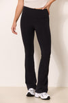 SIENNA SHAPE FLARED LEGGING - BLACK