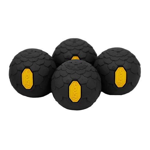 BALL FEET SET VIBRAM - BLACK