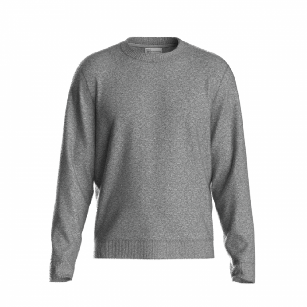 BLEFJELL CREWNECK MEN - GREY MELANGE