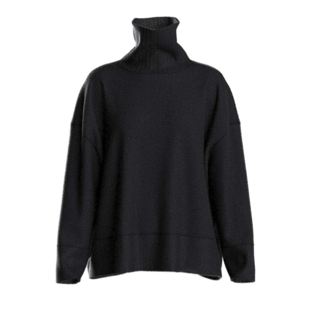 BLEFJELL SWEATER WOMEN - BLACK