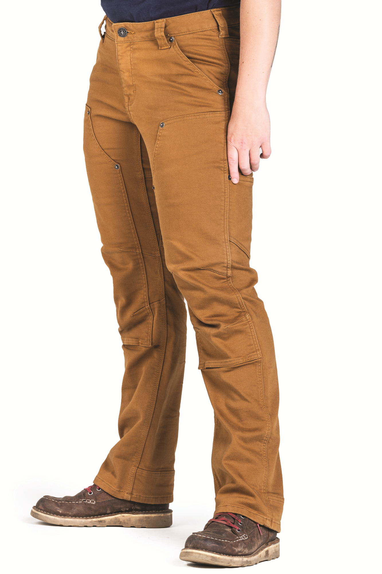 BRITT UTILITY 28"- SADDLE BROWN THERMAL DENIM