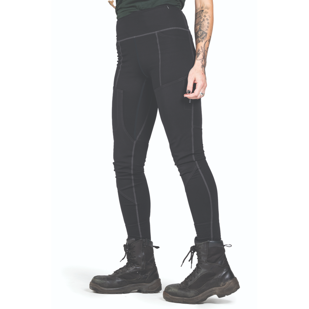 FIELD UTILITY LEGGING - BLACK / BLACK