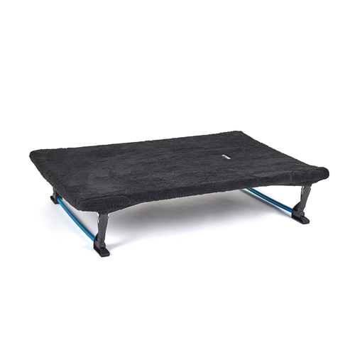 FLEECE INSULATED DOG COT COVER L - BLACK