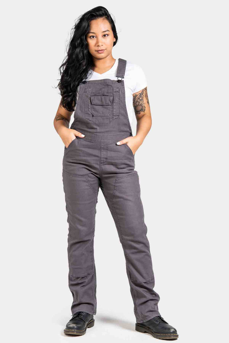 FRESHLEY OVERALL 28" - DARK GREY CANVAS