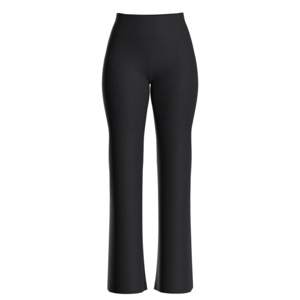 HYGGE FLARED PANT WOMEN - BLACK