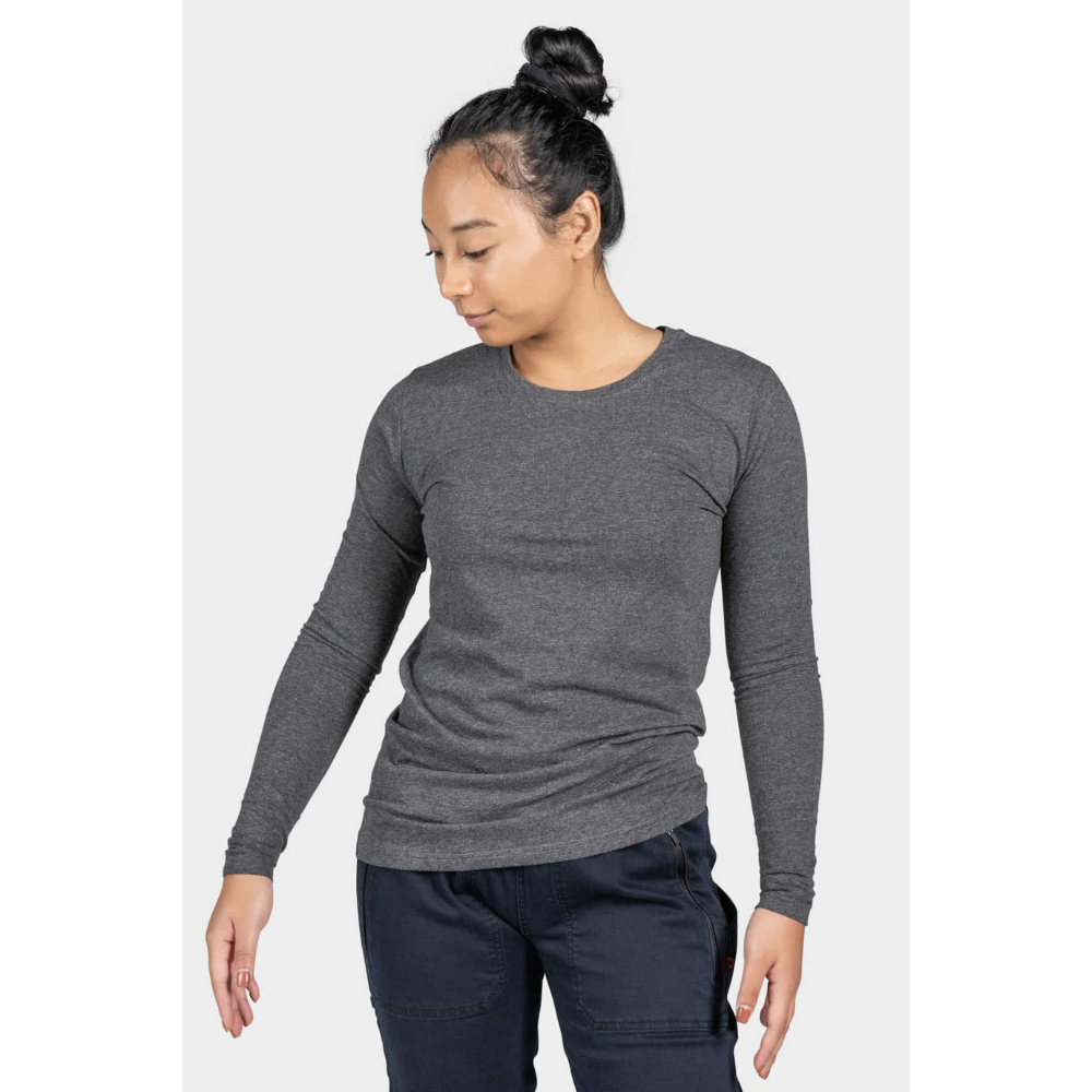 LONG SLEEVE TEE - DARK GREY