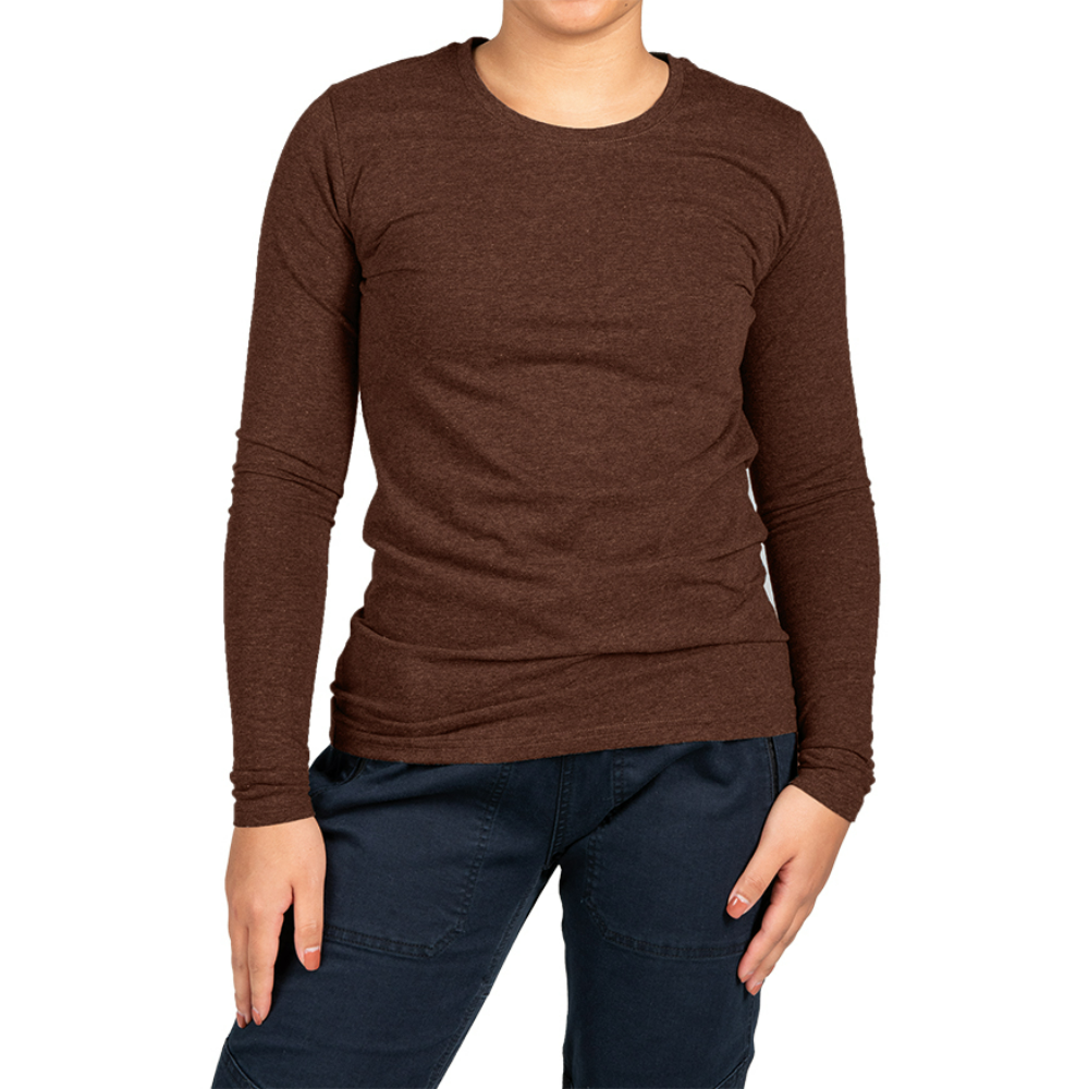 LONG SLEEVE TEE - MINERAL BROWN