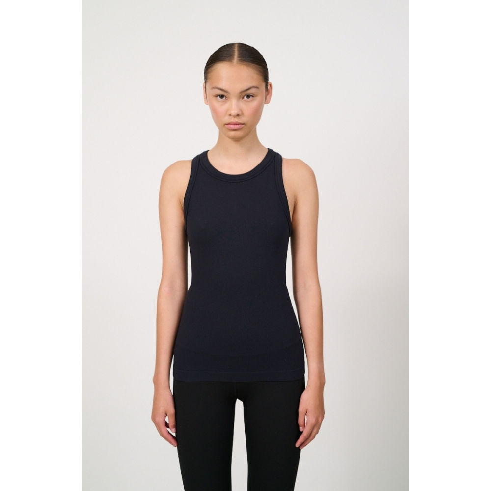 MAIA MICROMODAL SOFT RIB TANK - BLACK