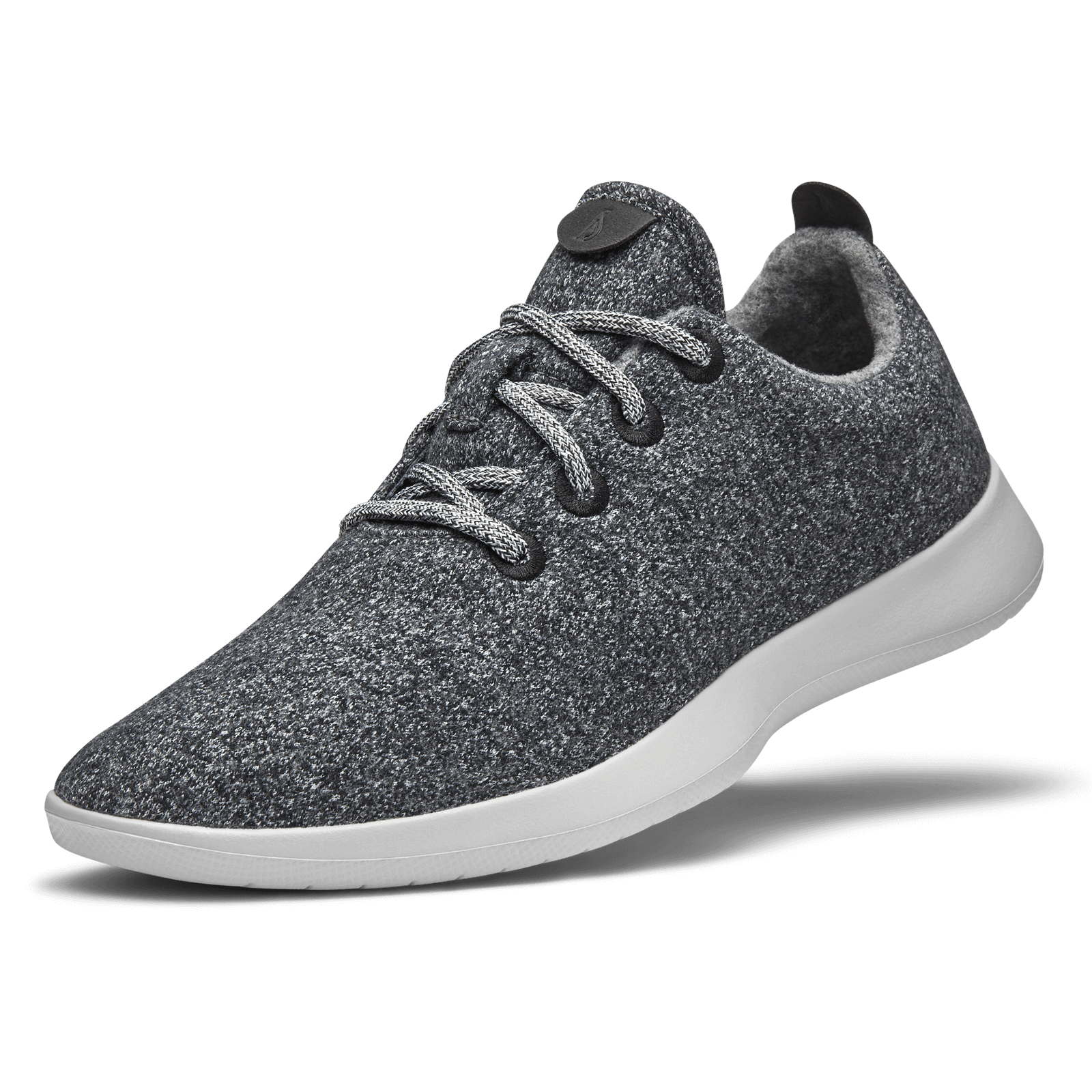 MENS WOOL RUNNER - NATURAL GREY (LIGHT GREY)