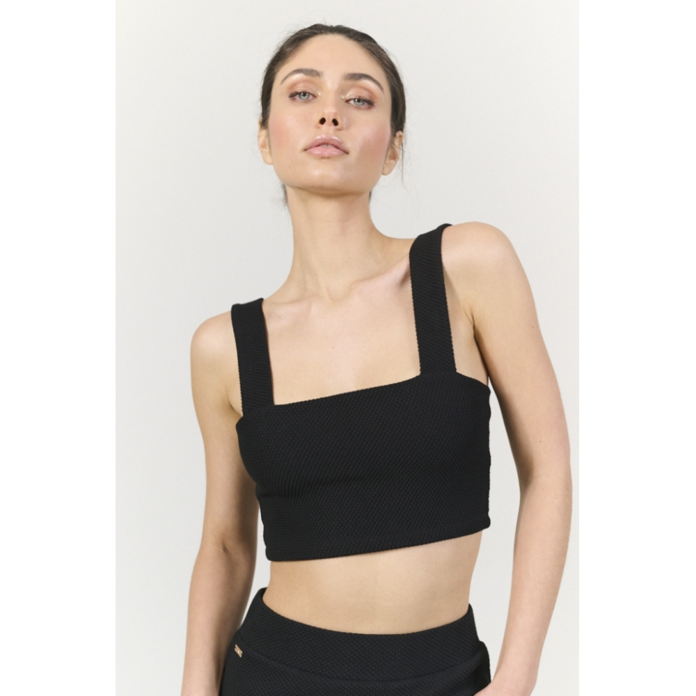 MOON CLASSIC BANDEAU BRA - BLACK