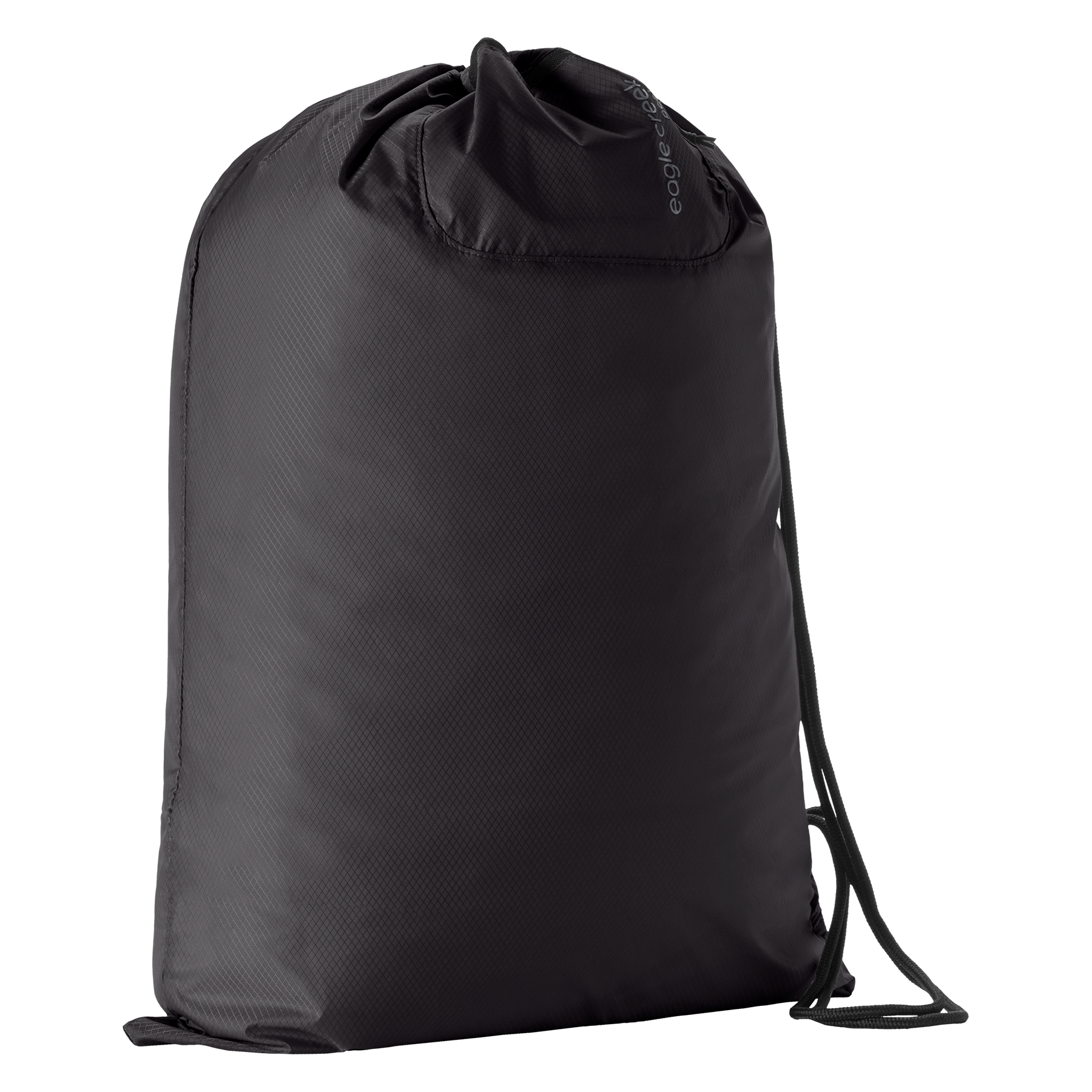 PACKABLE DRAWSTRING SACK - BLACK