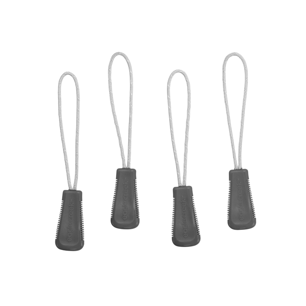 REFLECTIVE ZIPPER PULL SET - GRAPHITE