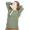 RUGGED THERMAL HENLEY - MOSS / LICHEN GREEN