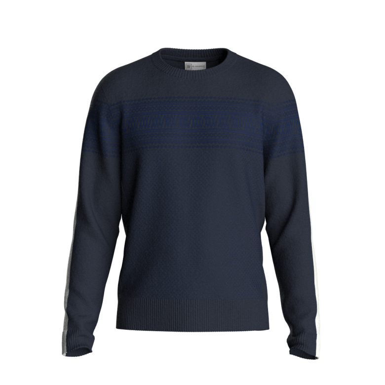 SIGNATURE CREWNECK MEN - NAVY BLUE