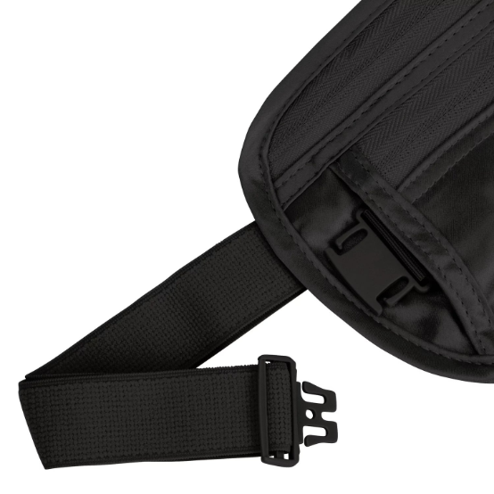 SILK UNDERCOVER MONEY BELT BLACK