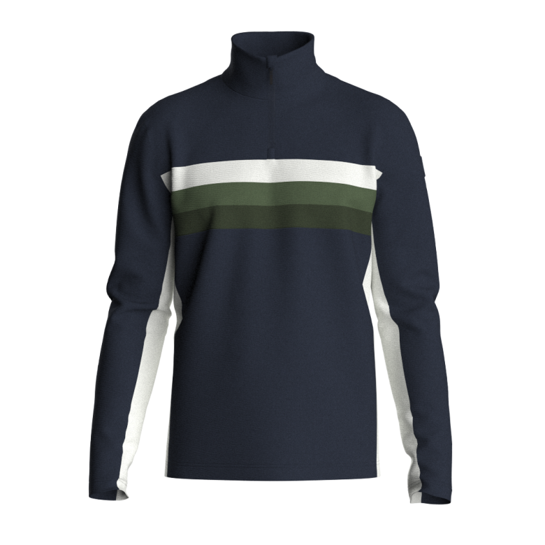 SKI 1/4-ZIP MEN - NAVY BLUE