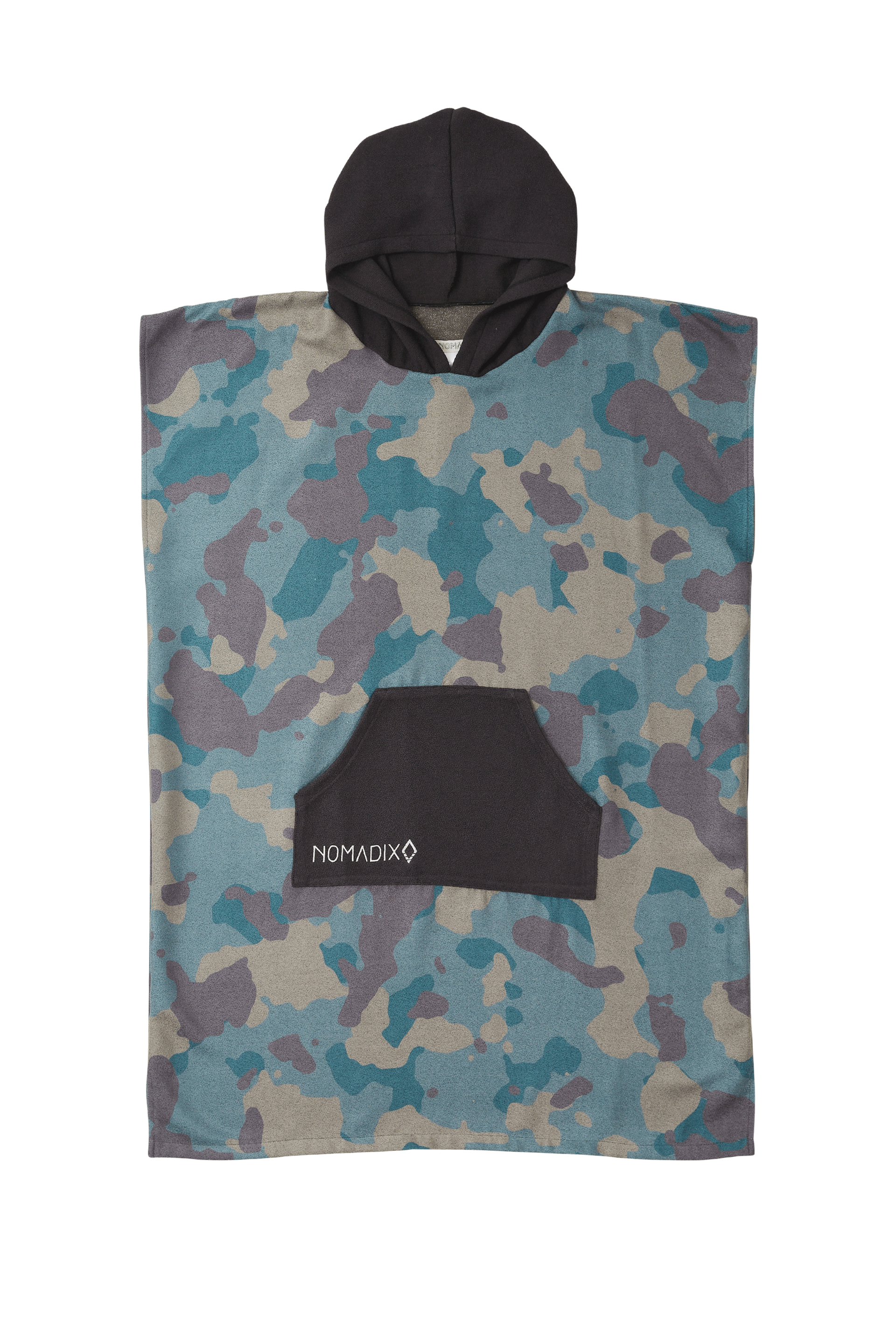 SM CHANGING PONCHO - CAMO GREEN