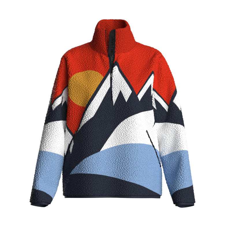 SNOWFUN SWEATER WOMEN - FLAME