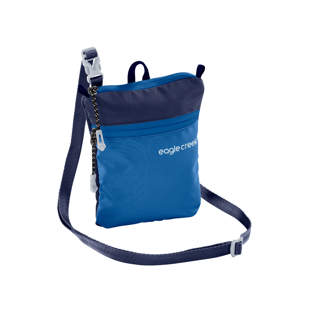 STASH NECK POUCH - AIZOME BLUE