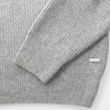 SURTEBY POLO SWEATER - GREY MELANGE