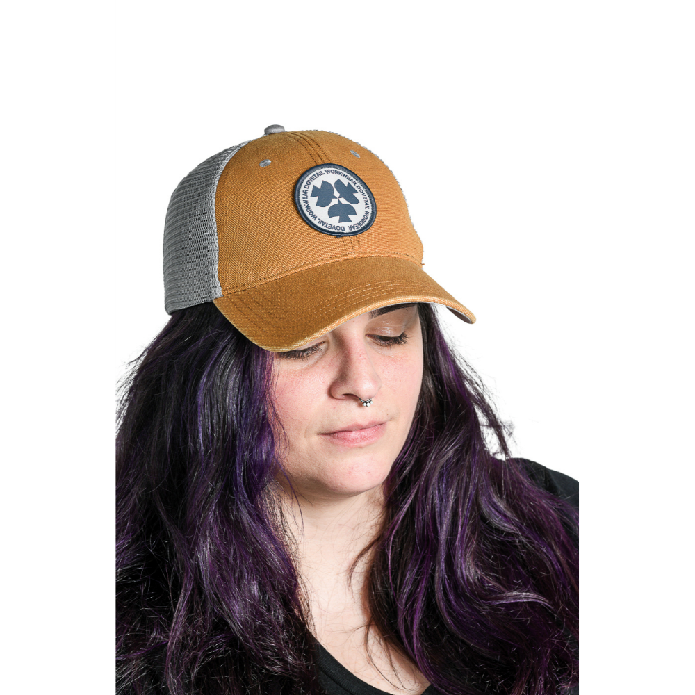 TRUCKER HAT - SADDLE BROWN