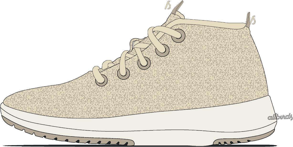 WOMENS WOOL RUNNER-UP MIZZLES - STONY CREAM (NATURAL WHITE)