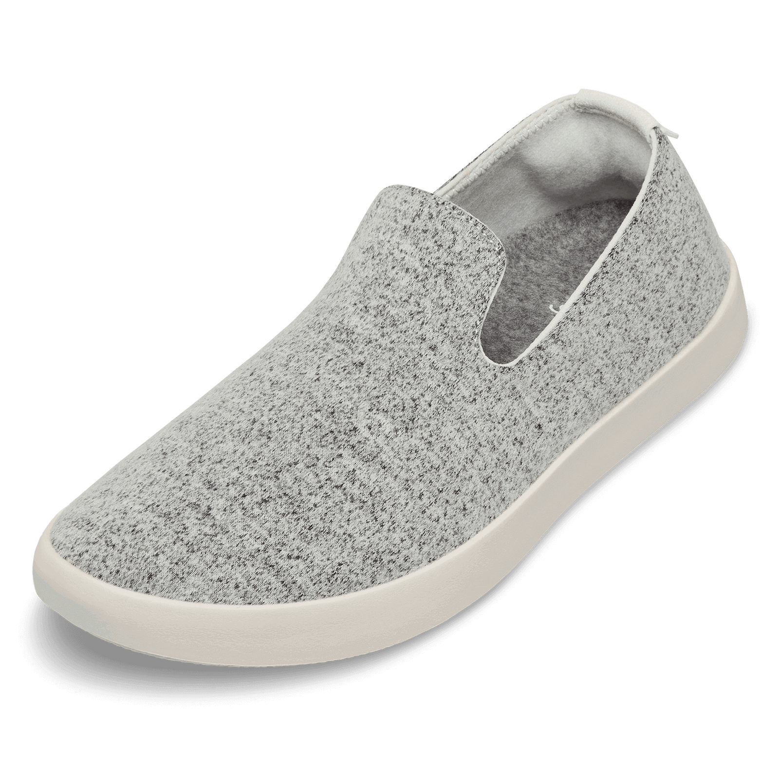 MENS WOOL LOUNGER - DAPPLE GREY (CREAM)