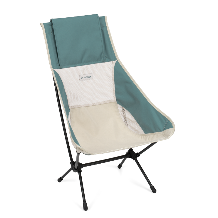 CHAIR TWO - BONE / TEAL