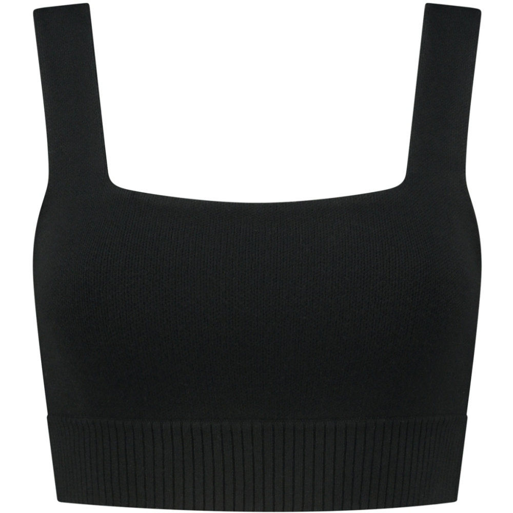 OLLY KNIT BRA - BLACK