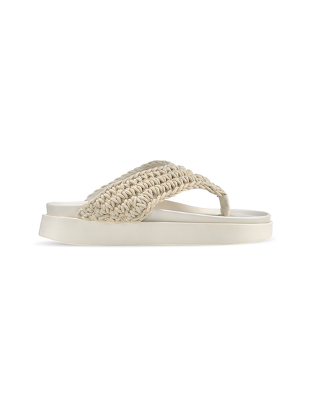 WOVEN TOE - OFF WHITE